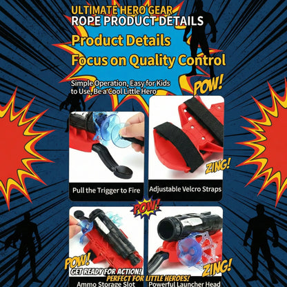 WebSlinger Pro™ Hero Gauntlet — Complete Wrist Launcher Training Set