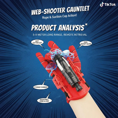 WebSlinger Pro™ Hero Gauntlet — Complete Wrist Launcher Training Set