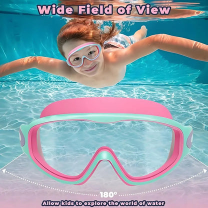 Splash Pro Kids Swim Goggles with Built-In Earplugs