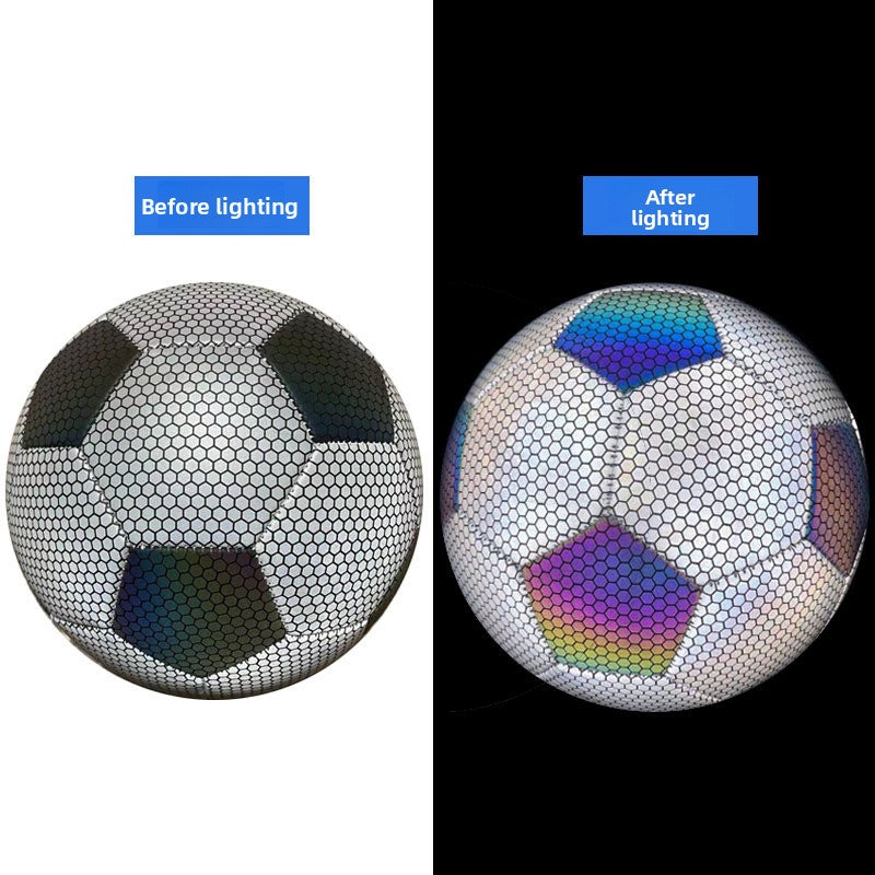 Reflective Soccer Ball No. 5 Fluorescent Soccer Ball