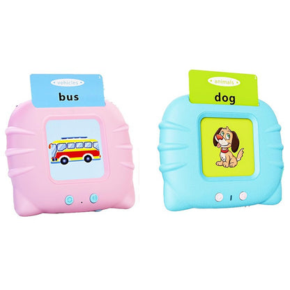 Bilingual Talking Flash Card Machine — 112 Audio Cards for Preschool Learning (English & Spanish)