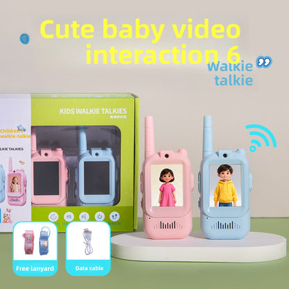 LumiTalk™ Video Walkie Talkie — 2-Pack Kids Intercom