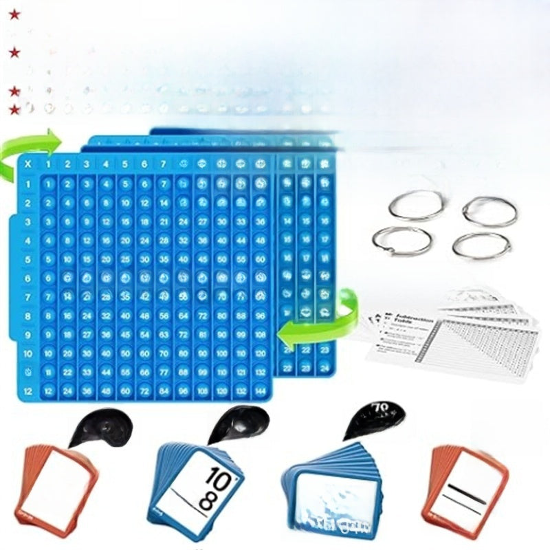Math Flash Cards for Kids — Addition, Subtraction, Multiplication & Division Practice Set