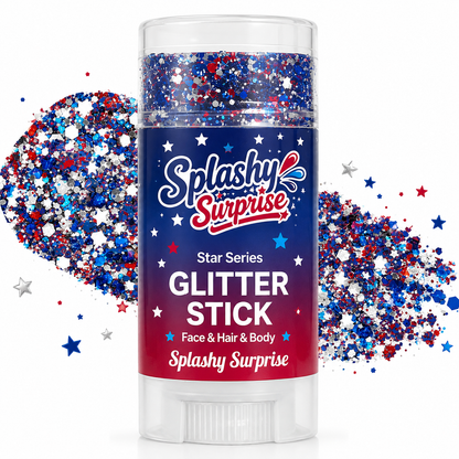 Fourth of July Glitter Stick