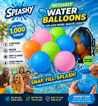 Reusable Water Balloons (Buy 6 Get 6 FREE)