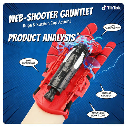 WebSlinger Pro™ Hero Gauntlet — Complete Wrist Launcher Training Set